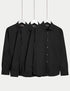 3pk Slim Fit Easy Iron Long Sleeve Shirts